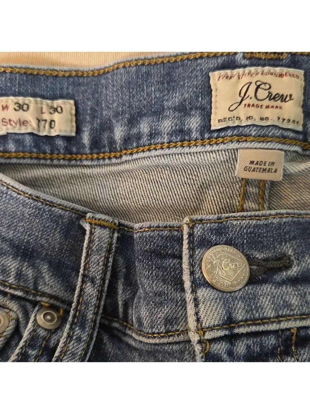 J. Crew Slim Fit Denim Jeans Y2K 770 30 By 30.